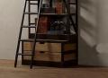 Стеллаж с ящиками для прихожей стиль Лофт R49-53