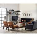 Стеллаж из металла и дуба на металле в стиле Loft R49-225