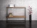 Консоль в стиле Loft (с дубовой столешницей) R43-334
