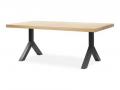 Кухонный стол с дубовой столешницей в стиле Loft R43-252
