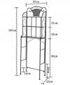 Стеллаж за унитазом с полочками R30-18