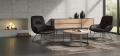 Круглый стол в стиле Loft (с дубовой столешницей) R43-306