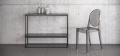 Консоль в стиле Loft (с дубовой столешницей) R43-334