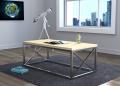 Журнальный стол с дубовой столешницей (Loft) R43-242