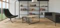 Стол с полочкой в стиле Loft (с дубовой столешницей) R43-305