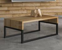 Стол для журналов и газет в стиле Loft (столешница из дуба) R43-296