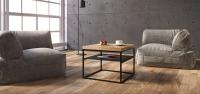 Столик в стиле Loft (столешница из дуба) R43-300