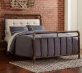 Двухспальная кровать в стиле Loft на металлическом каркасе R52-41