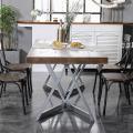 Столовый стол Loft (дуб на металлическом основании) R43-628