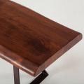Скамья из дуба на металлическом основании (Loft) R45-47
