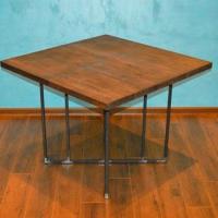 Кухонный стол на металлическом основании в стиле Loft R43-598