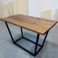Стол в стиле Лофт (дуб и металл) R43-606