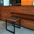 Кухонный табурет в стиле Loft (дуб на металлическом основании) R42-117