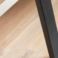 Стеллаж в стиле Loft (металл, полки сращенный дуб) R49-178