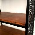Стеллаж Loft (основание металл, полки дуб) R49-167