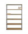 Стеллаж с полками из дуба стиль Loft R49-9