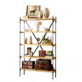 Дубовый стеллаж на металлокаркасе Loft R49-32
