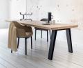 Стол Loft (ножки сталь столешница дуб) R43-111