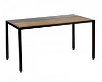 Письменный стол с дубовой столешницей (стиль Loft) R43-159